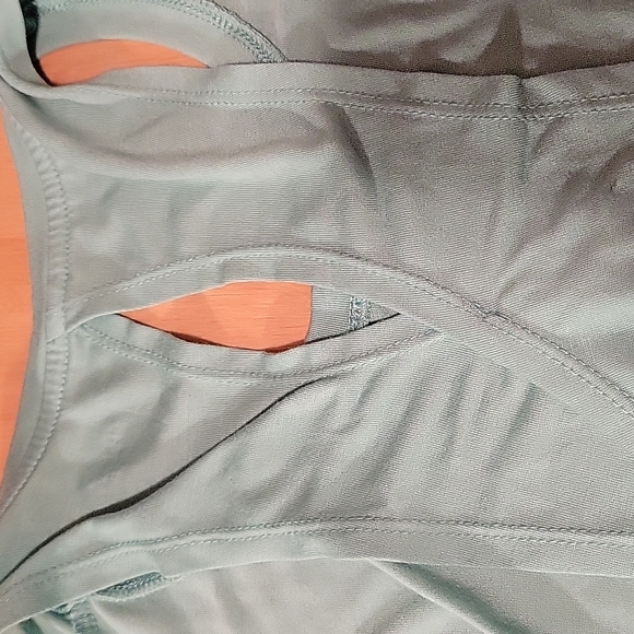 Old Navy, athletic tank top, small, green, back is open or you can tie to secure - Picture 3 of 5